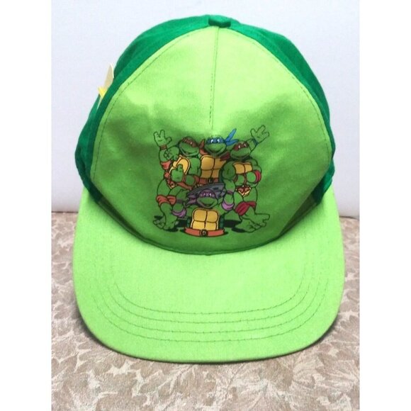 Nickelodeon 2014 TMNT Cap Green Snapback Hat Teenage Mutant Ninja Turtles NWOT - Picture 10 of 10
